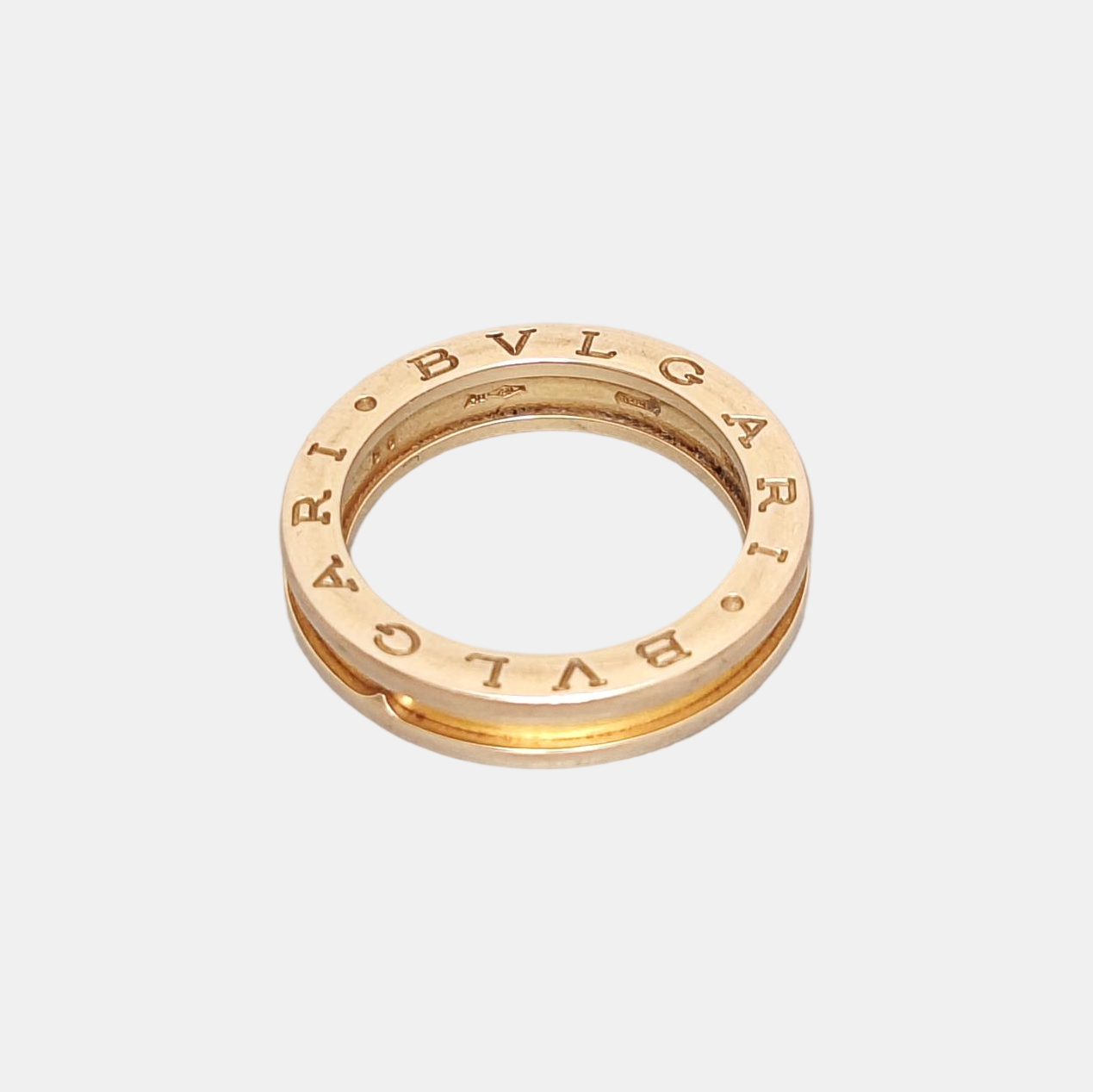 B.ZERO1 18k Rose Gold Ring EU 56