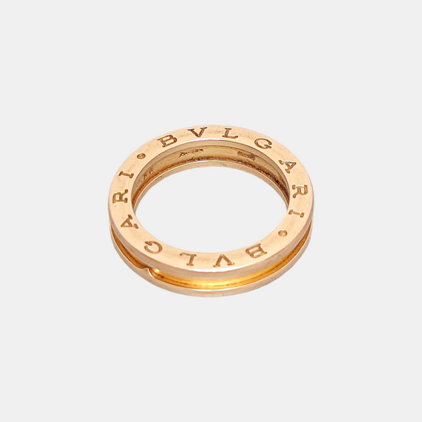 B.ZERO1 18k Rose Gold Ring EU 56