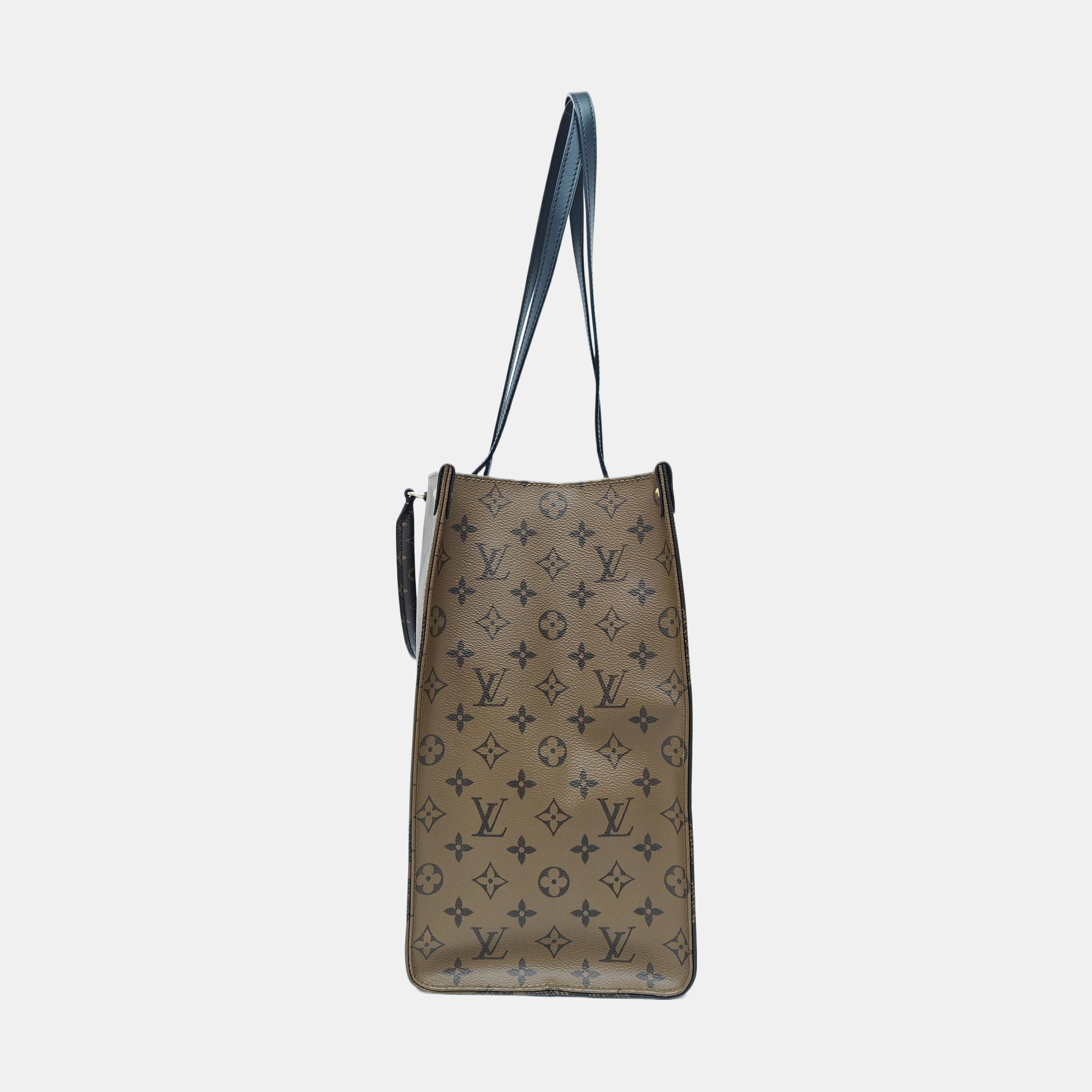 ONTHEGO GM Monogram Coated Canvas Brown