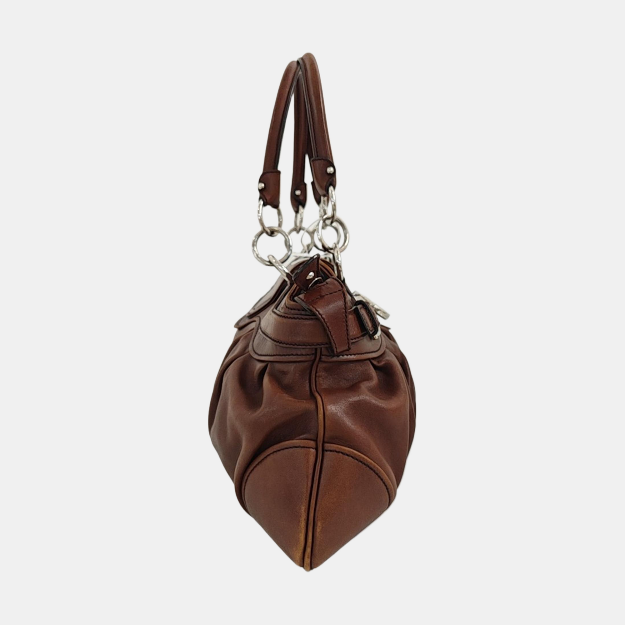 Marissa Lambskin Brown