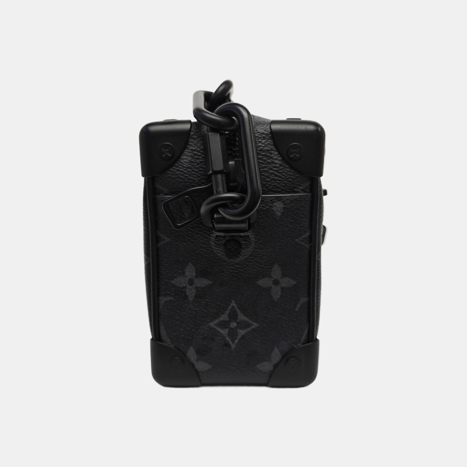 SOFT TRUNK Mini Monogram Coated Canvas Black