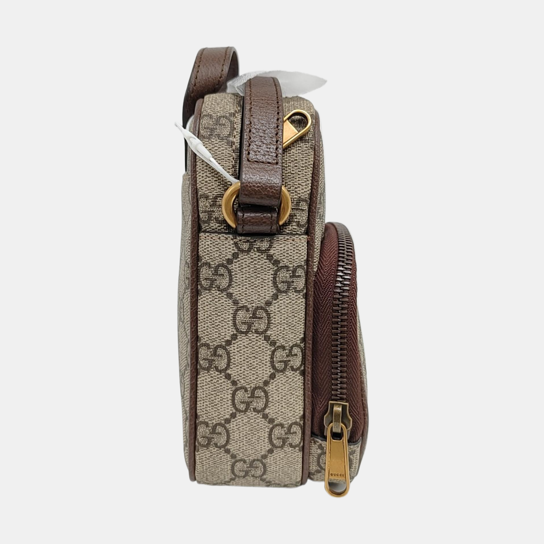 Authenticated pre-owned  Ophidia Mini Monogram Coated Canvas Beige - Shoulder Bag at Looply