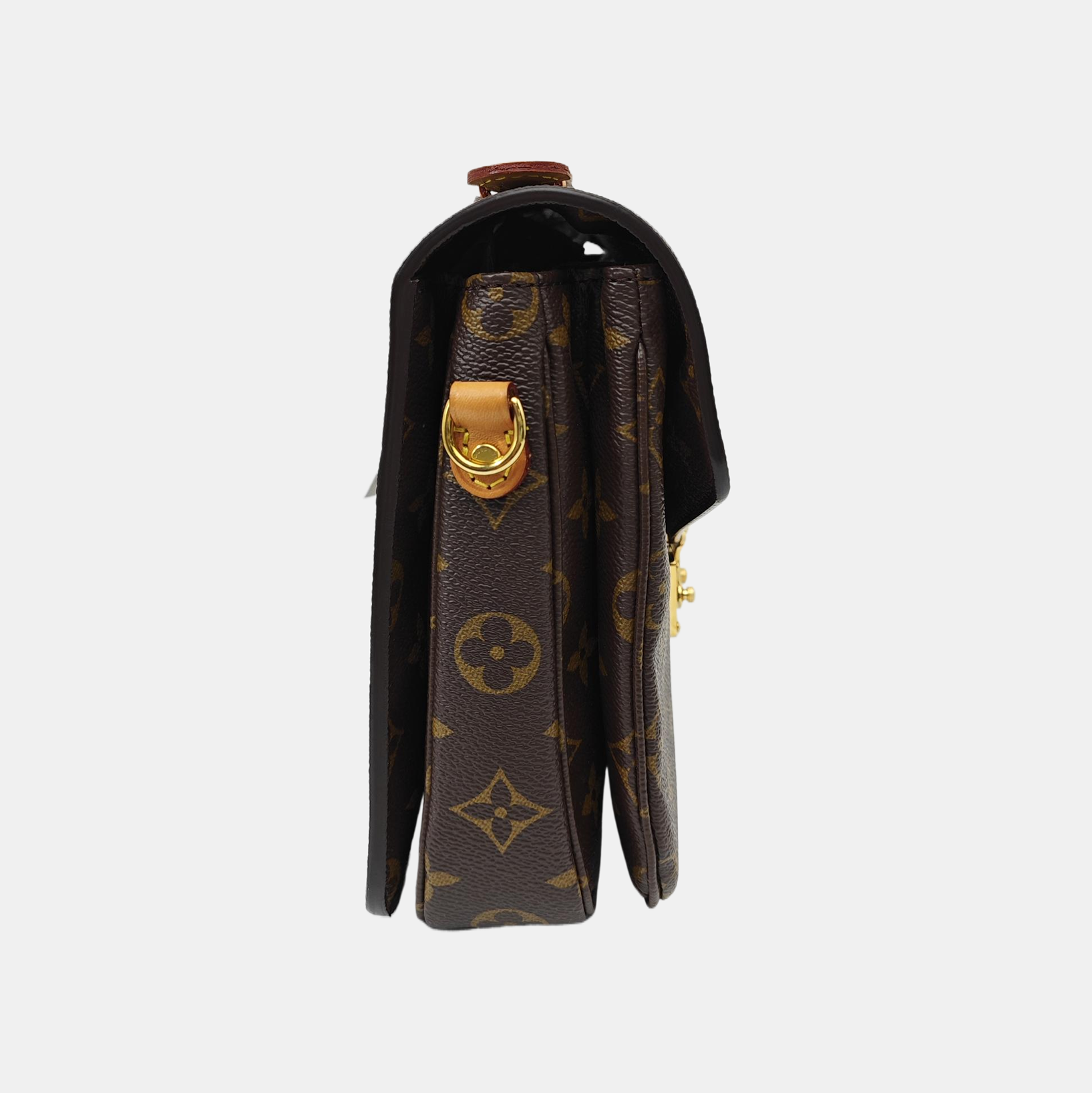 MÉTIS MM Monogram Coated Canvas Brown