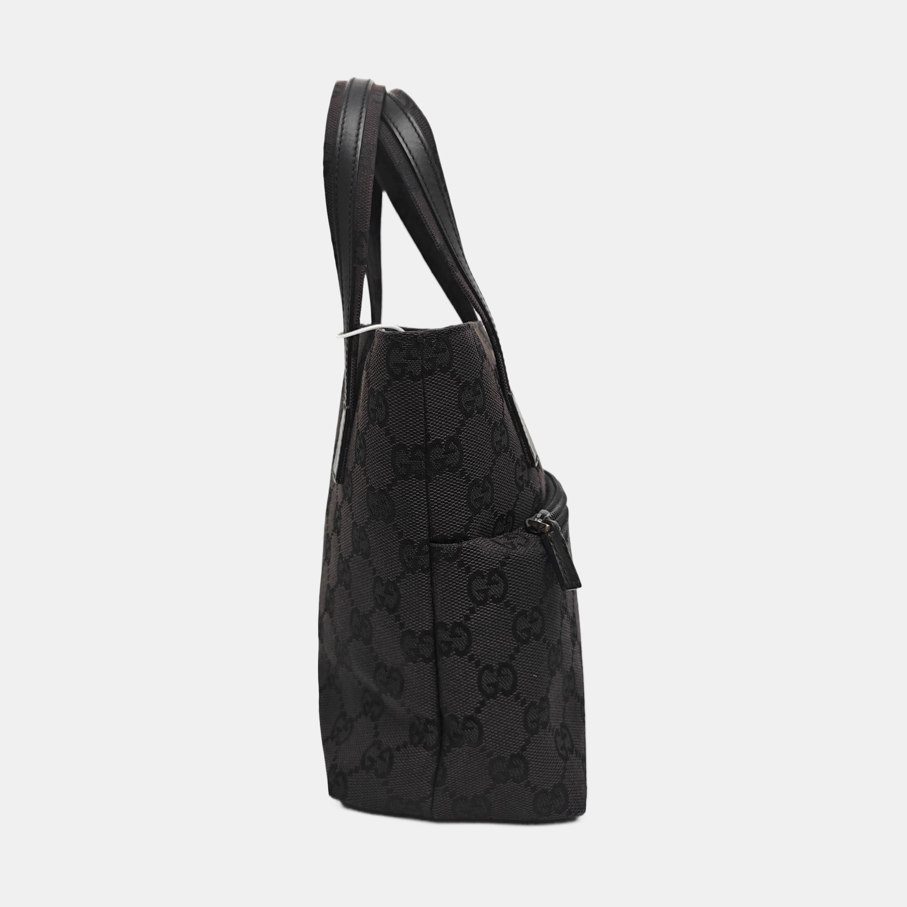 Monogram Canvas Top Handle Bag Black