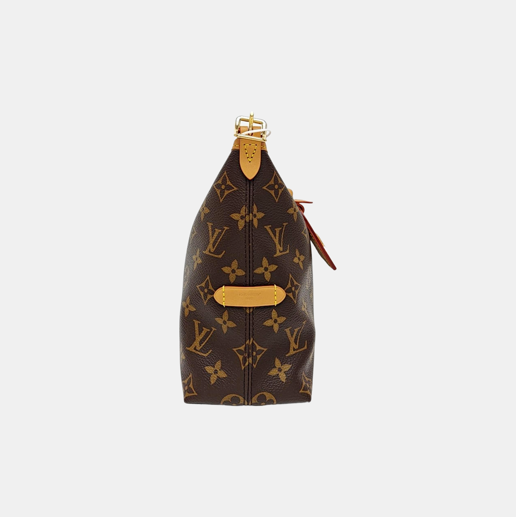 CARRYALL Small Monogram Coated Canvas Brown