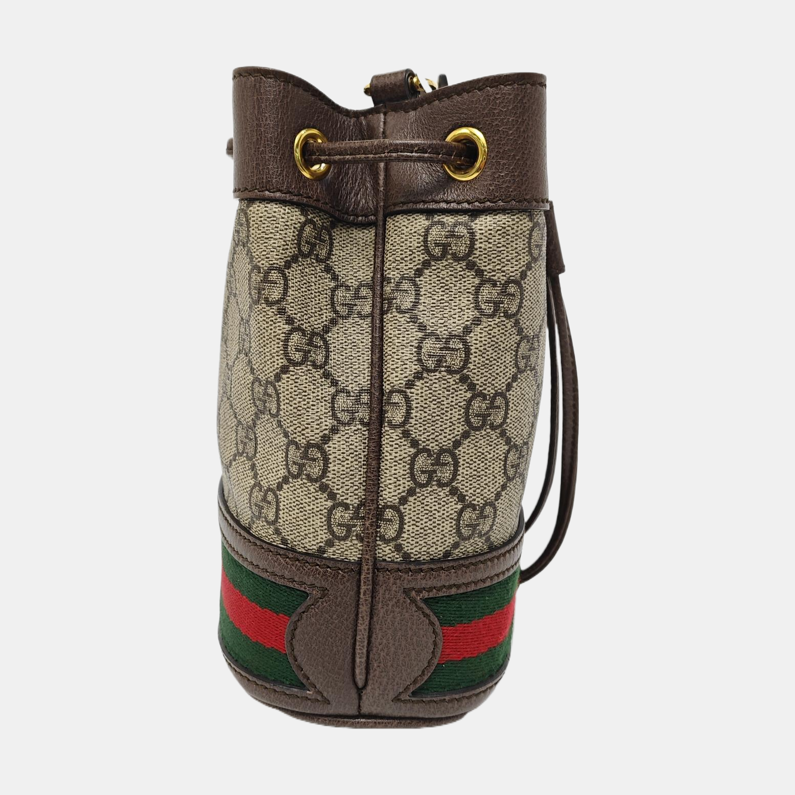 Ophidia Mini Monogram Coated Canvas Beige