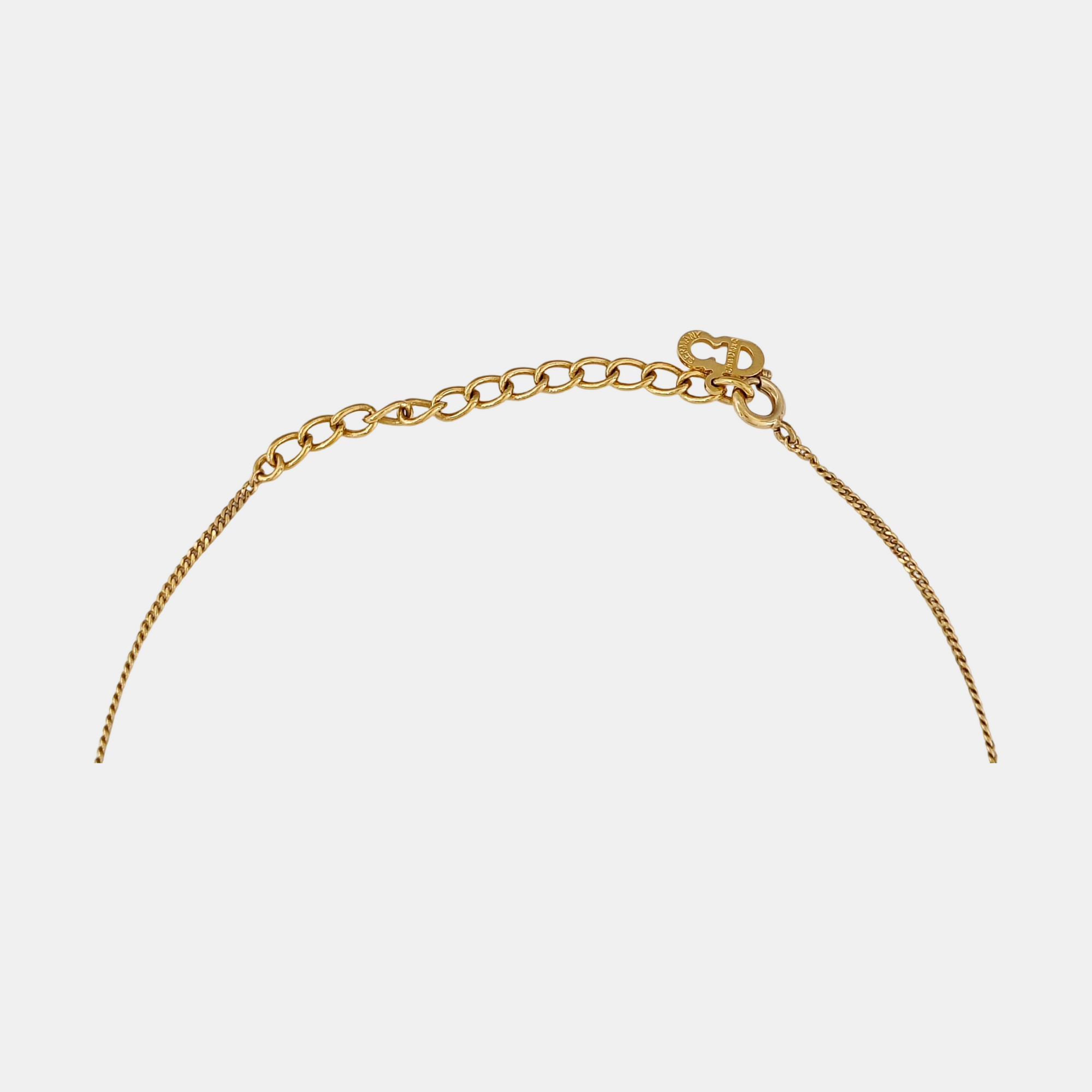 Petit CD Metal Gold Necklace