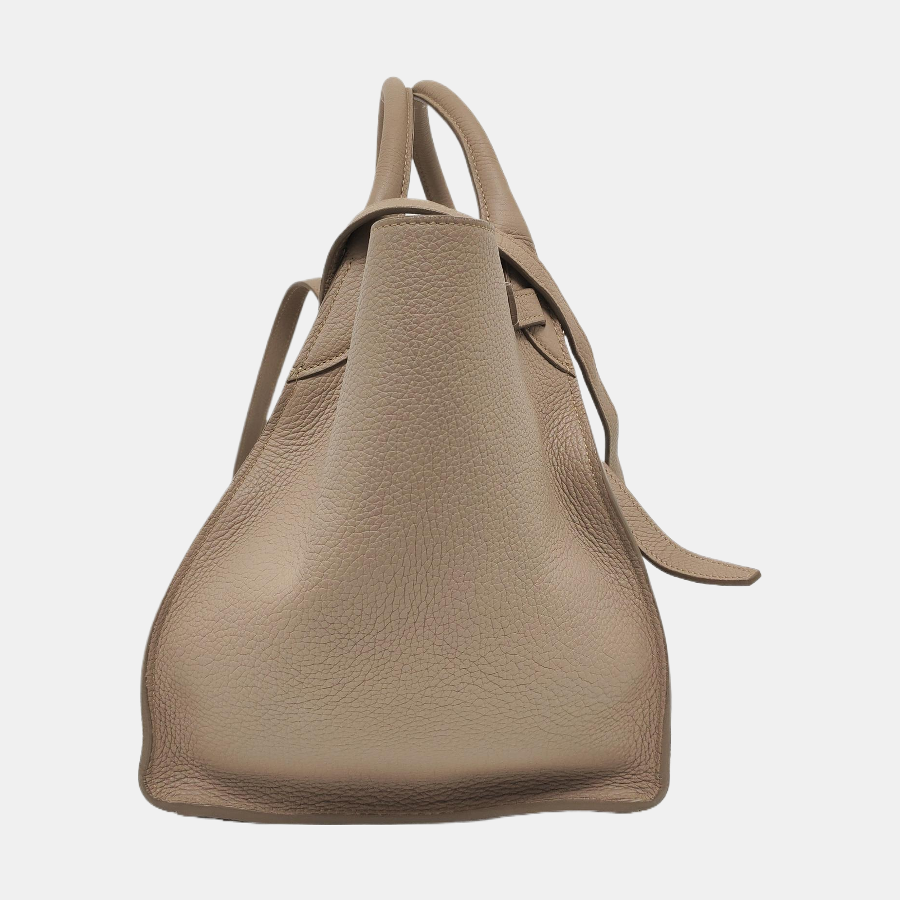 Authenticated pre-owned  BIG BAG Small Calfskin Gray - Tote Bag at Looply