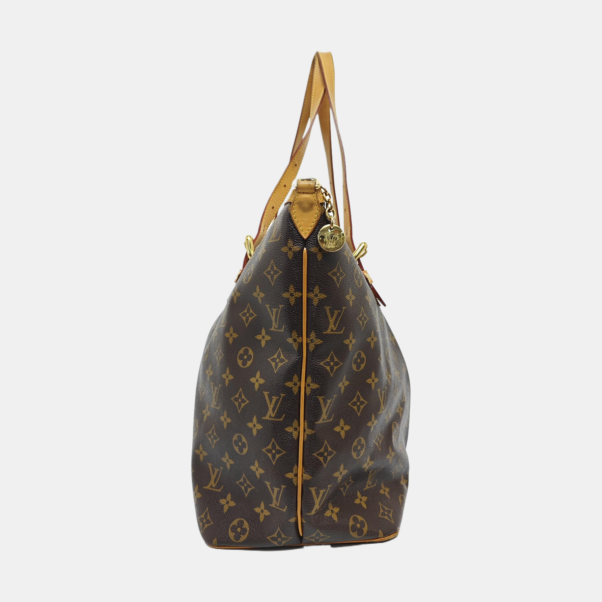 PALERMO GM Monogram Coated Canvas Brown
