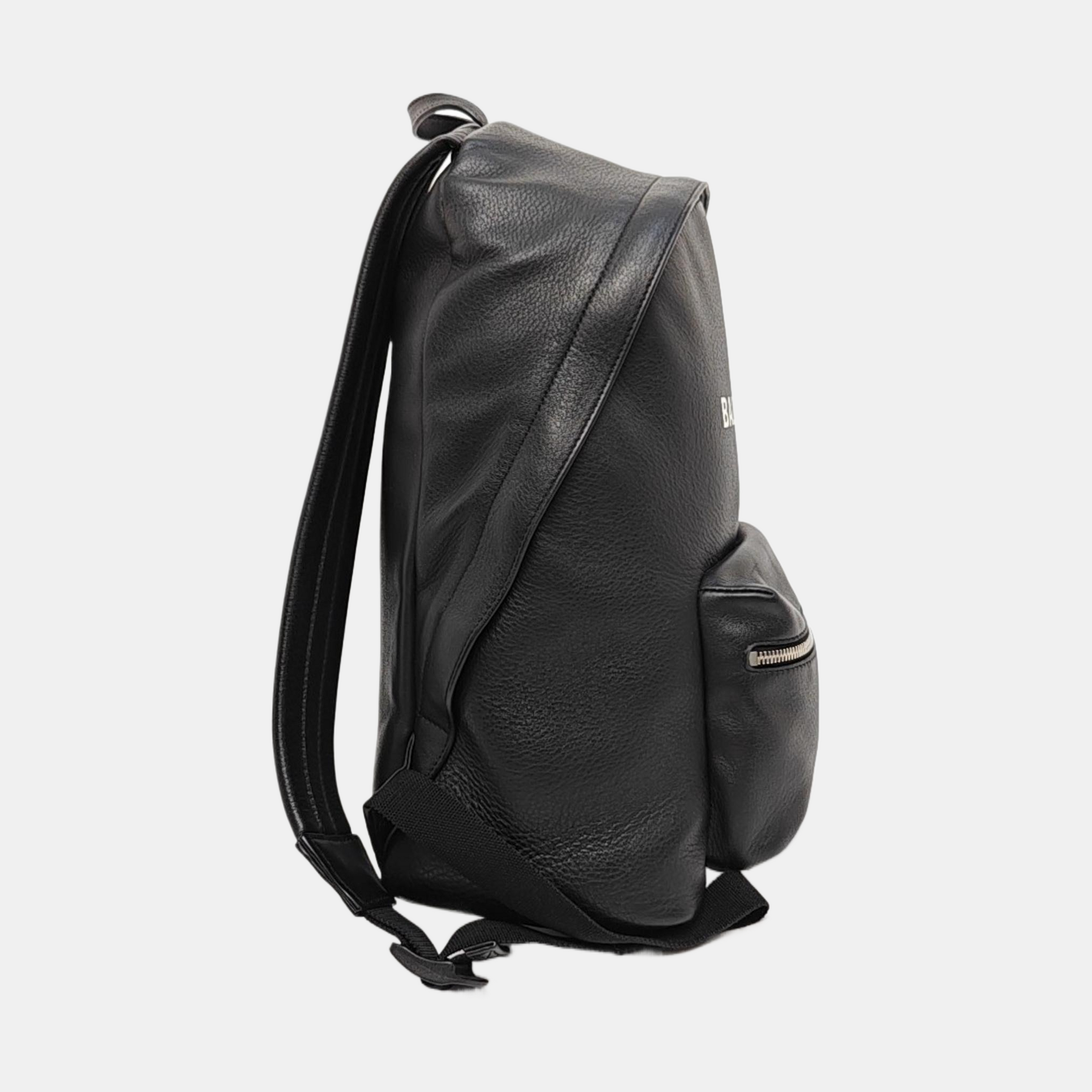 Calfskin Backpack Large Black