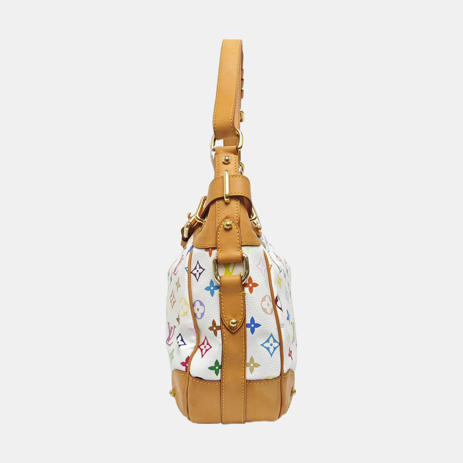 LV × TM GRETA Monogram Coated Canvas White