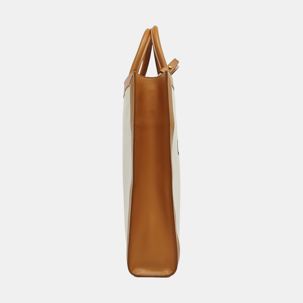 Authenticated pre-owned  CABAS CELINE Small Canvas White - Shoulder Bag at Looply