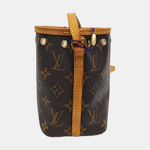 NÉONOÉ Nano Monogram Coated Canvas Brown