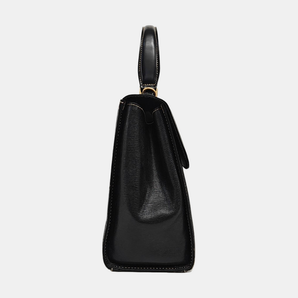 Calfskin Shoulder Bag Black