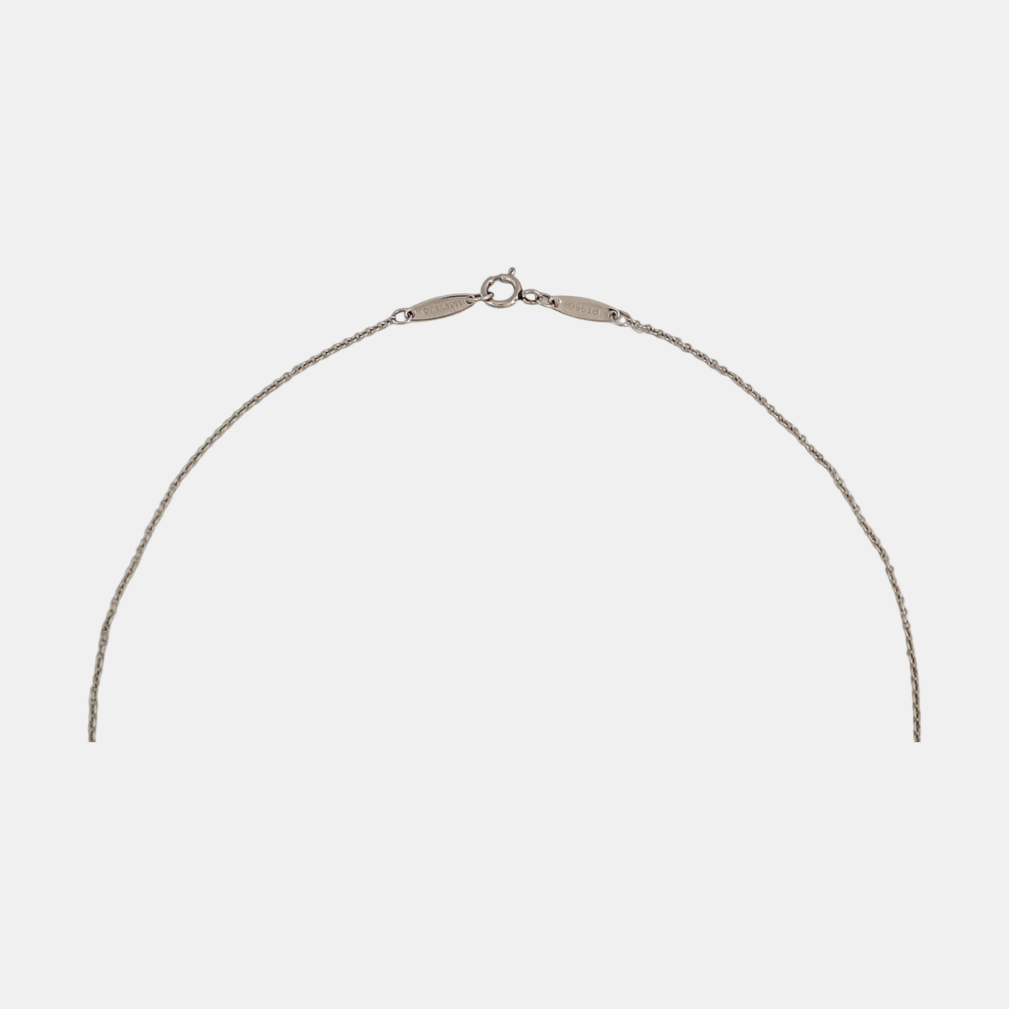 Elsa Peretti Platinum 950 Silver Necklace