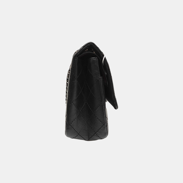 2.55 227 (jumbo) Quilted Vintage Calf Black
