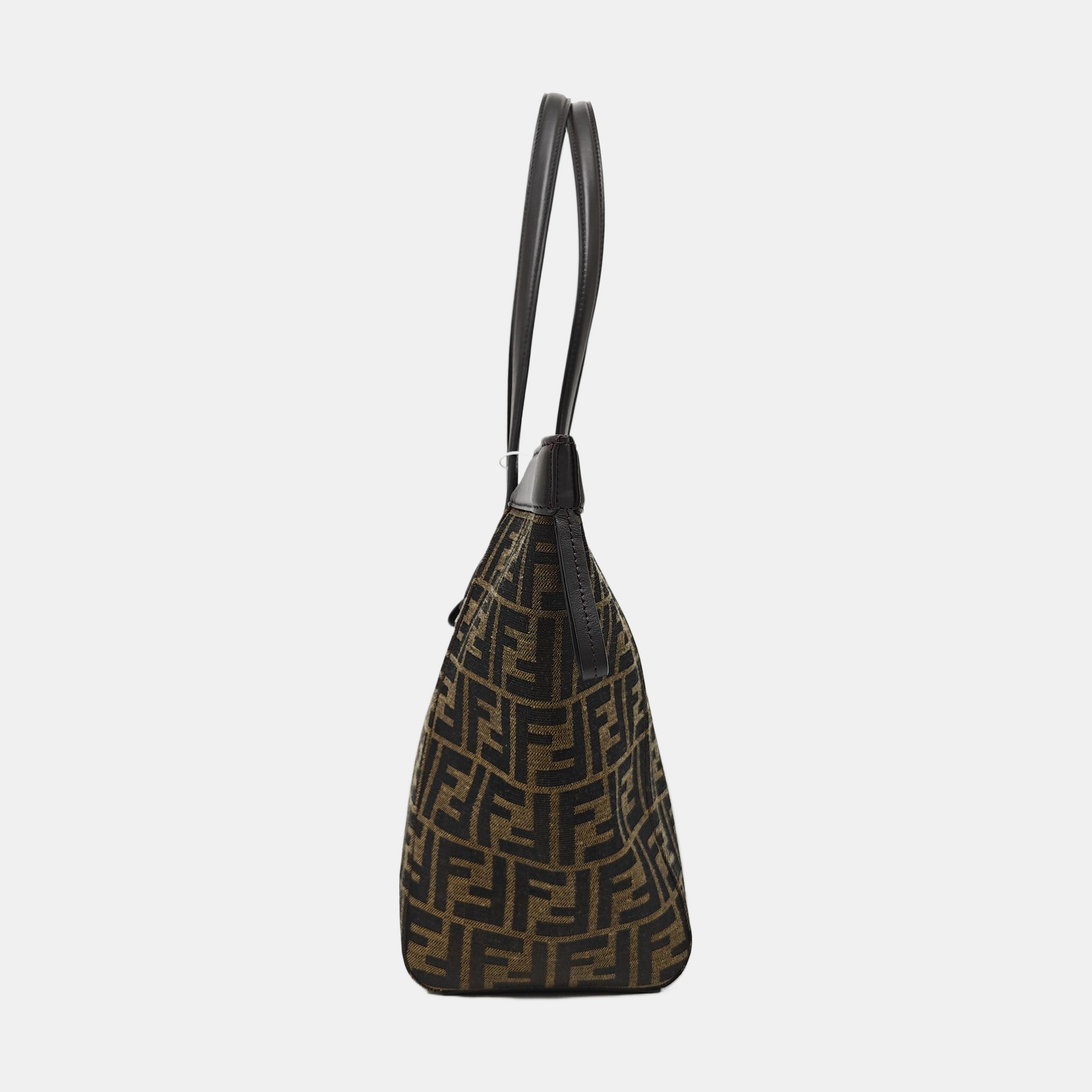 Canvas Shoulder Bag Brown