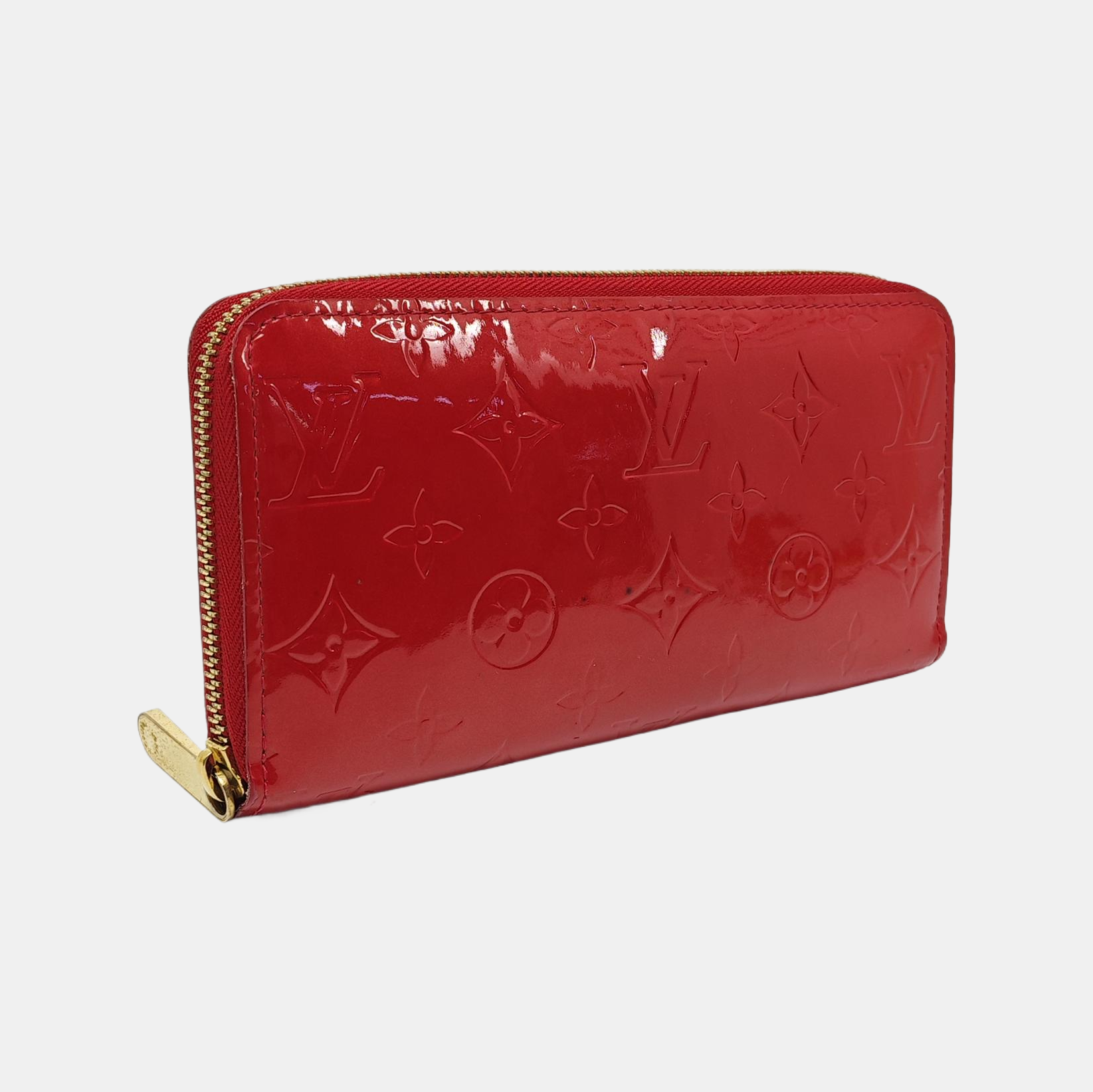 ZIPPY Patent Leather Red Wallet