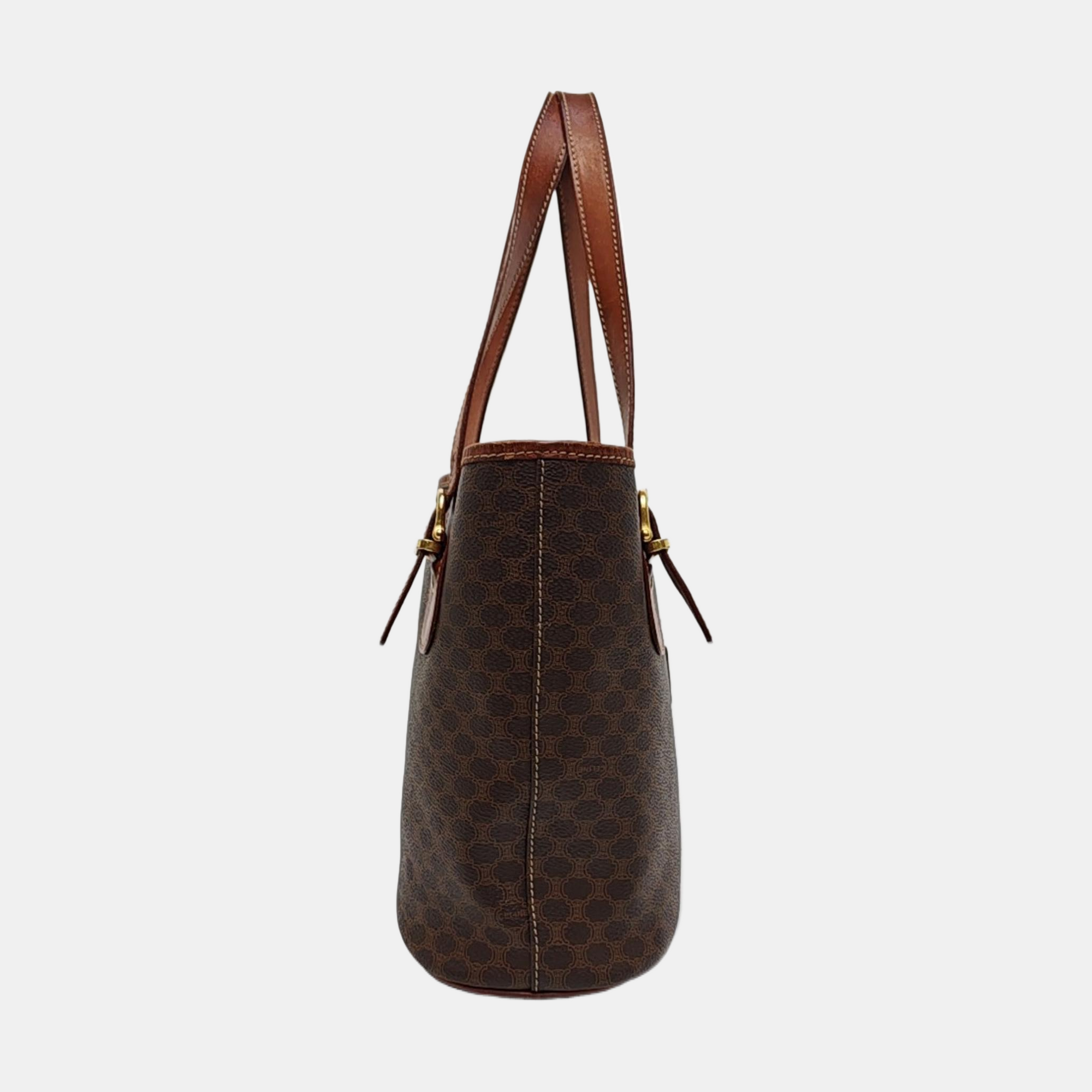 MACADAM TOTE Coated Canvas Brown