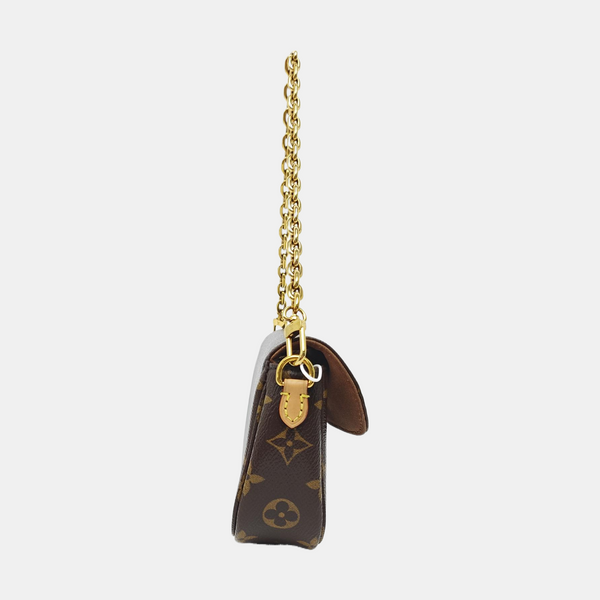 IVY Monogram Coated Canvas Brown