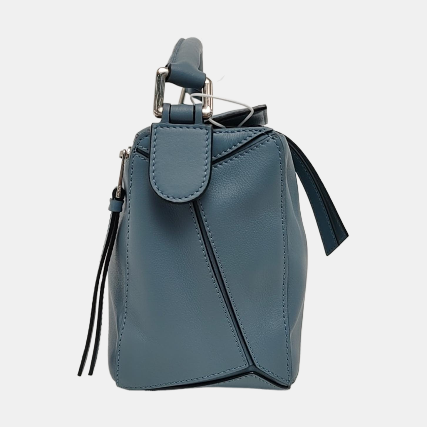 Authenticated pre-owned  Puzzle Small Calfskin Blue - Shoulder Bag at Looply