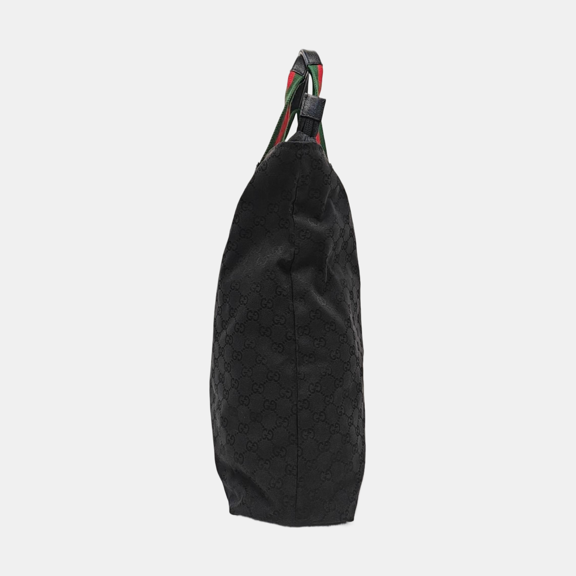 Monogram Canvas Tote Bag Black