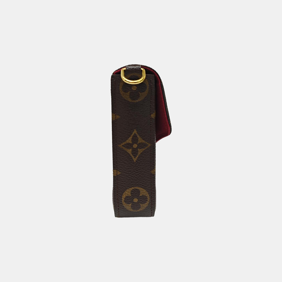 FÉLICIE Monogram Coated Canvas Brown