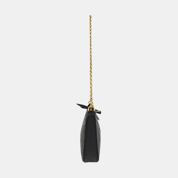 EASY POUCH ON STRAP Monogram Calfskin Black