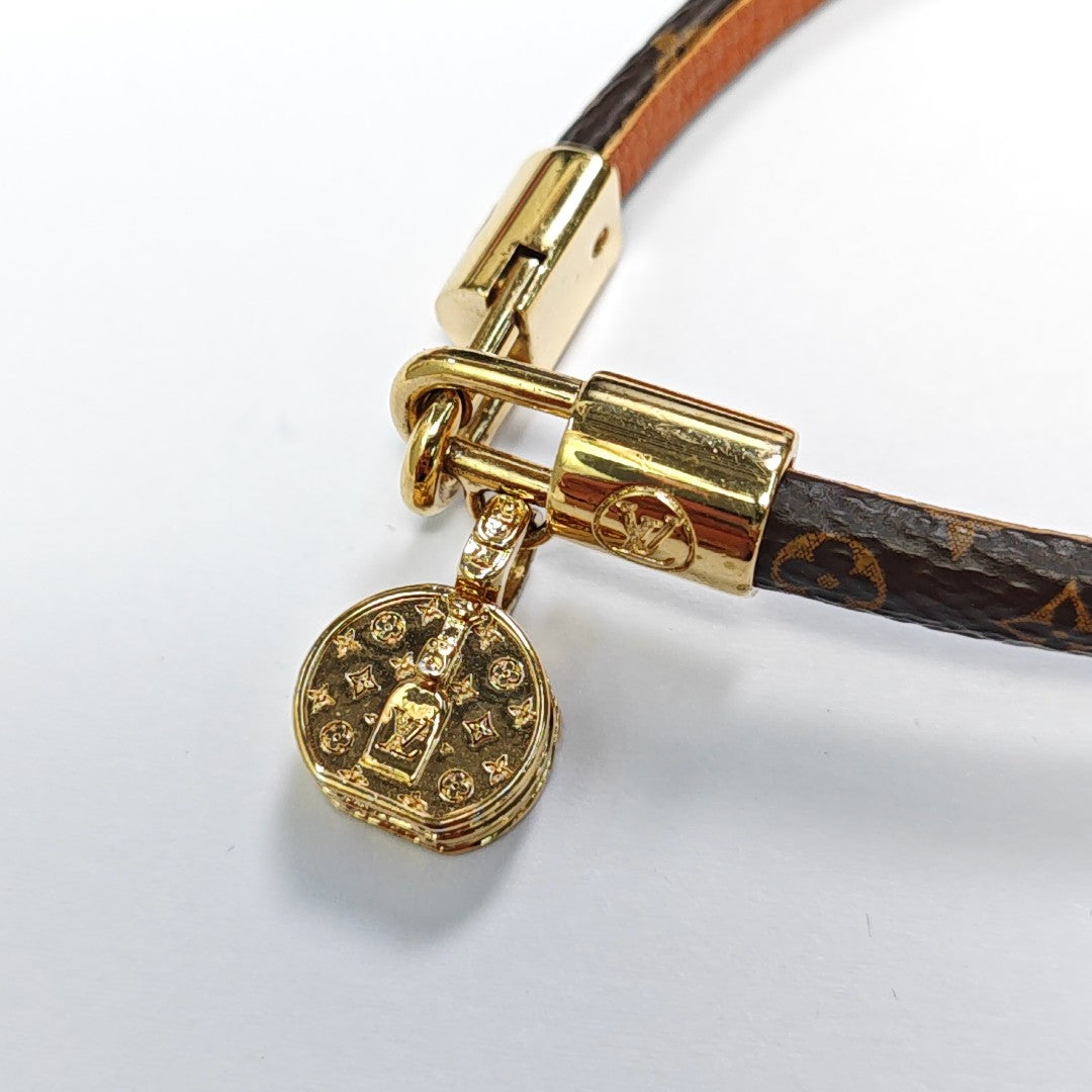 LV TRIBUTE Metal Brown Bangle