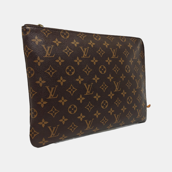 Etui Voyage MM Monogram Coated Canvas Brown
