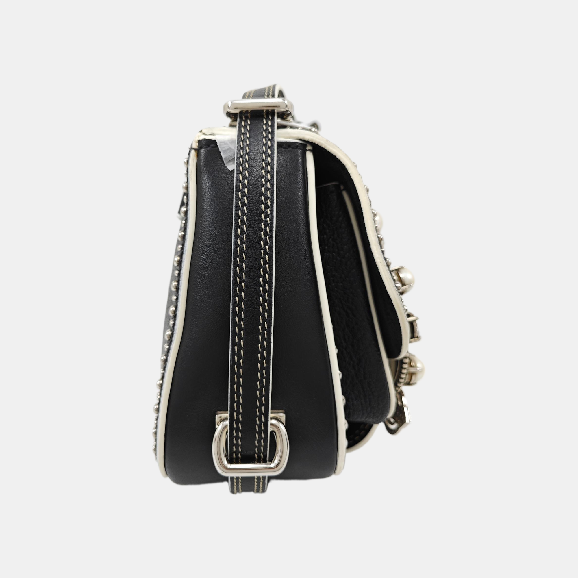Miu Lady Calfskin Black