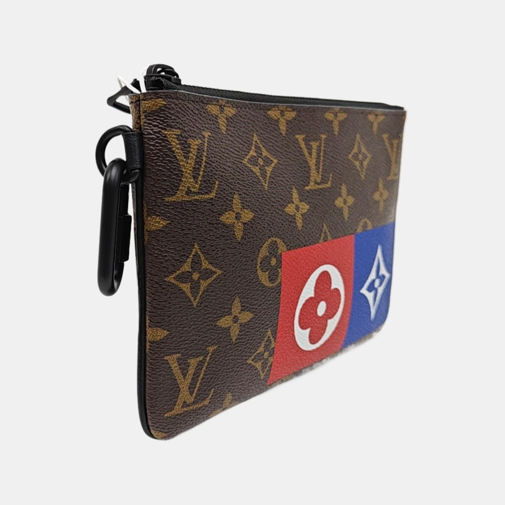 POCHETTE CHAINE MM Monogram Coated Canvas Brown Wallet