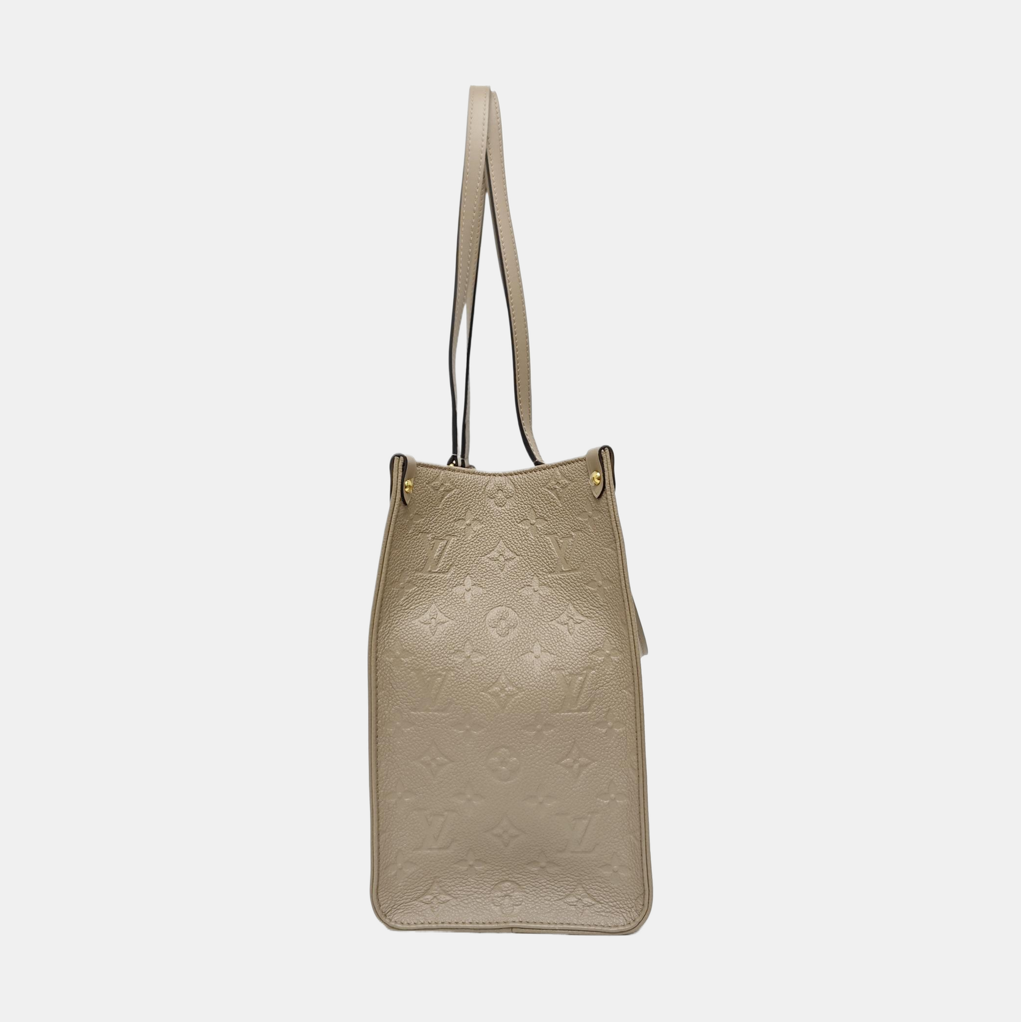 ONTHEGO MM Monogram Calfskin Gray