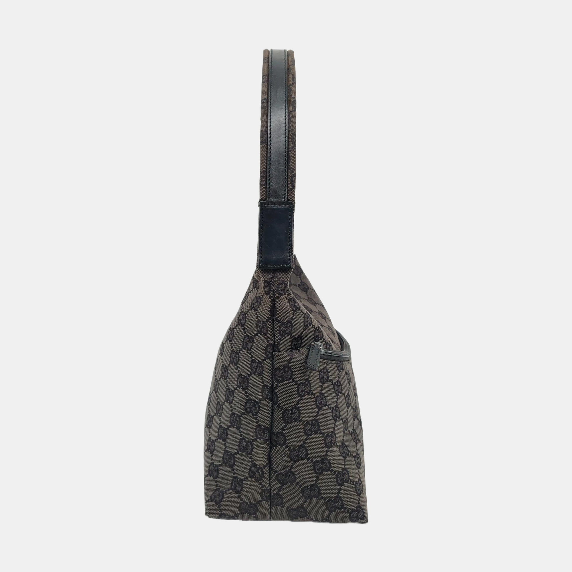 Monogram Canvas Top Handle Bag Black