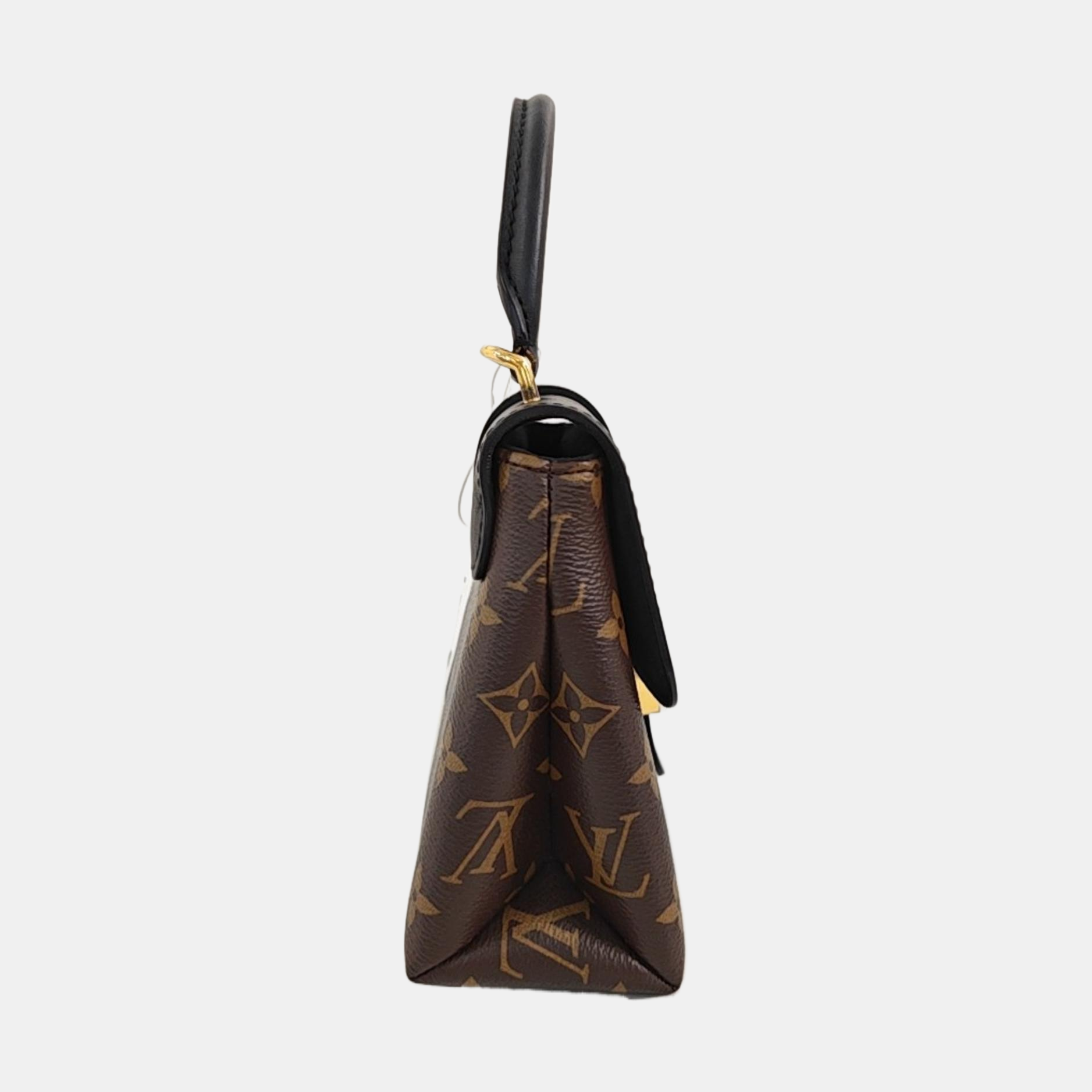 LOCKY BB Monogram Coated Canvas Brown