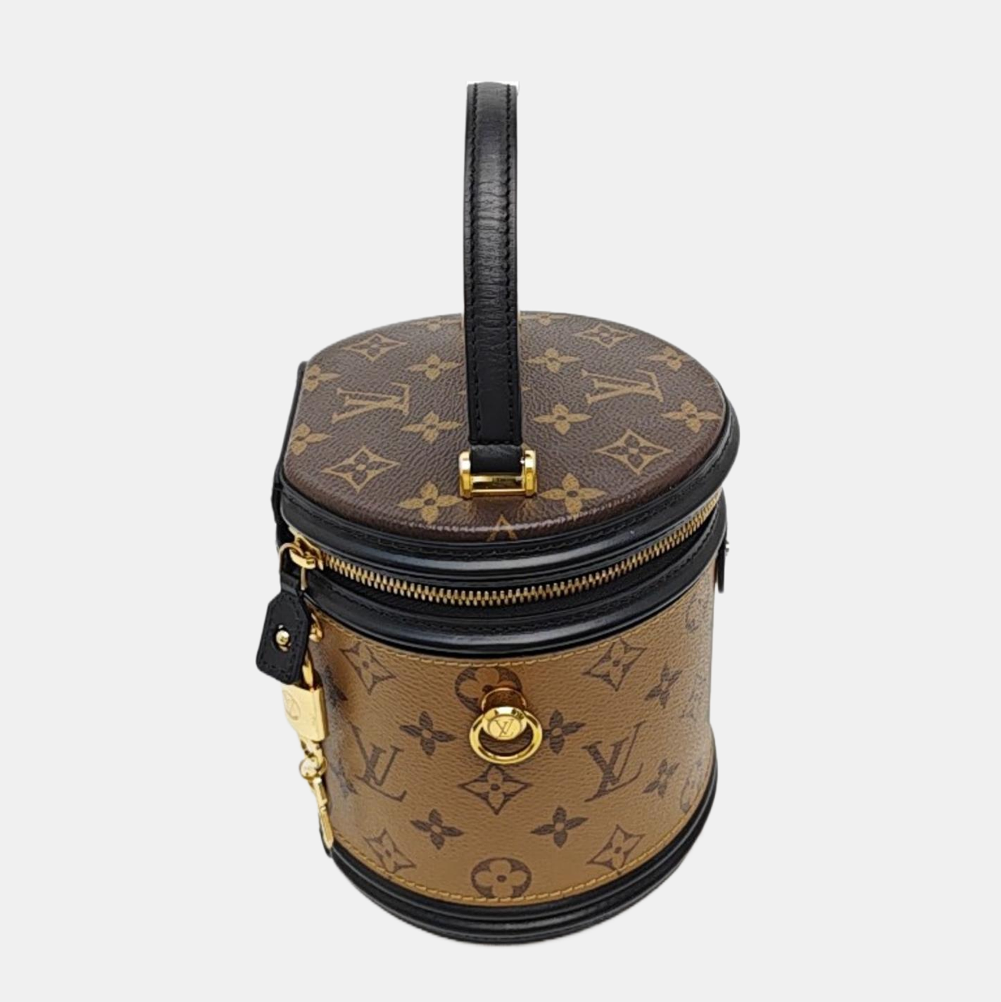 CANNES PM Monogram Coated Canvas Brown