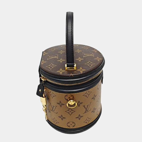 CANNES PM Monogram Coated Canvas Brown
