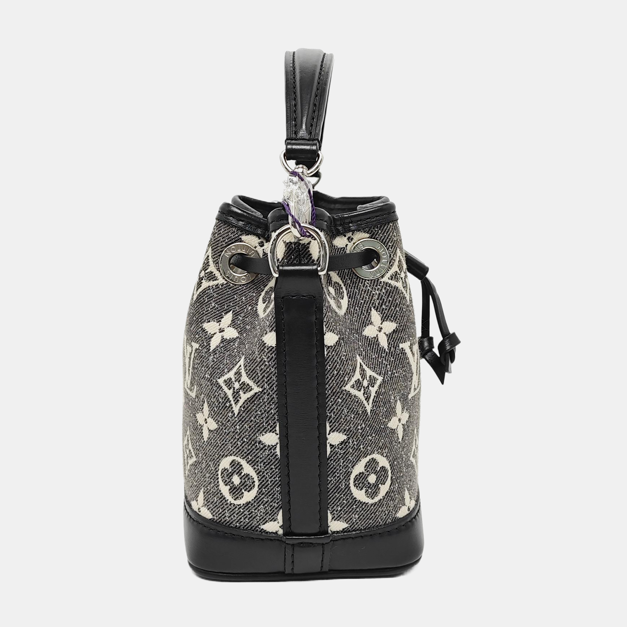 NOÉ Nano Monogram Canvas Gray