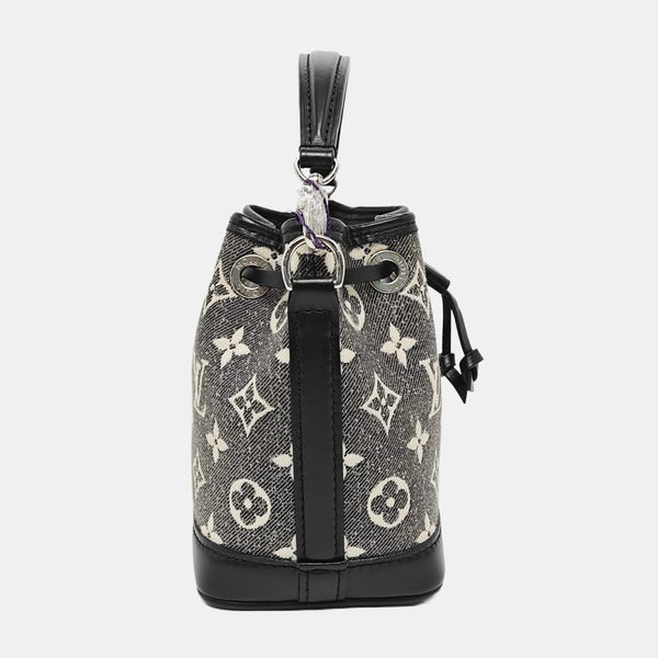NOÉ Nano Monogram Canvas Gray
