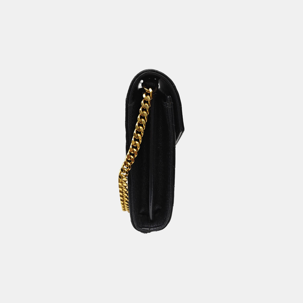 MONOGRAM Medium Chevron Calfskin Black