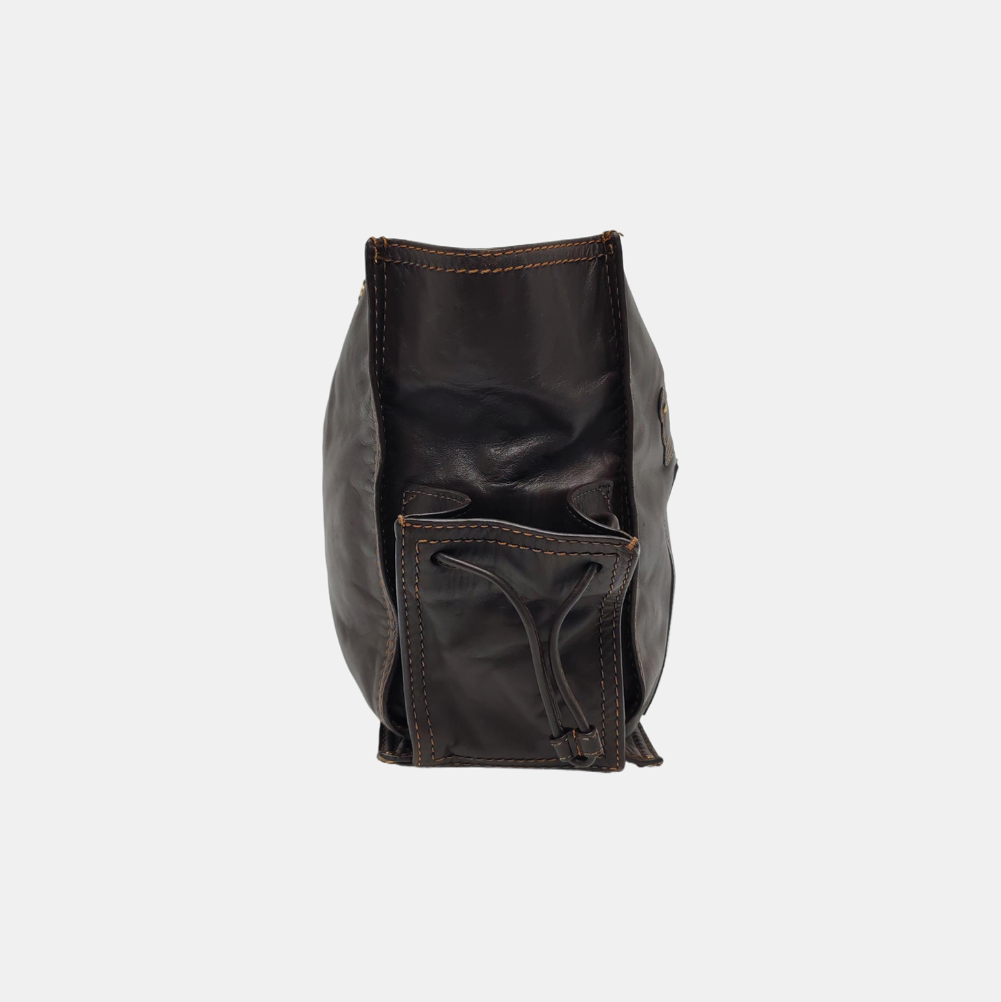 Calfskin Tote Bag Brown