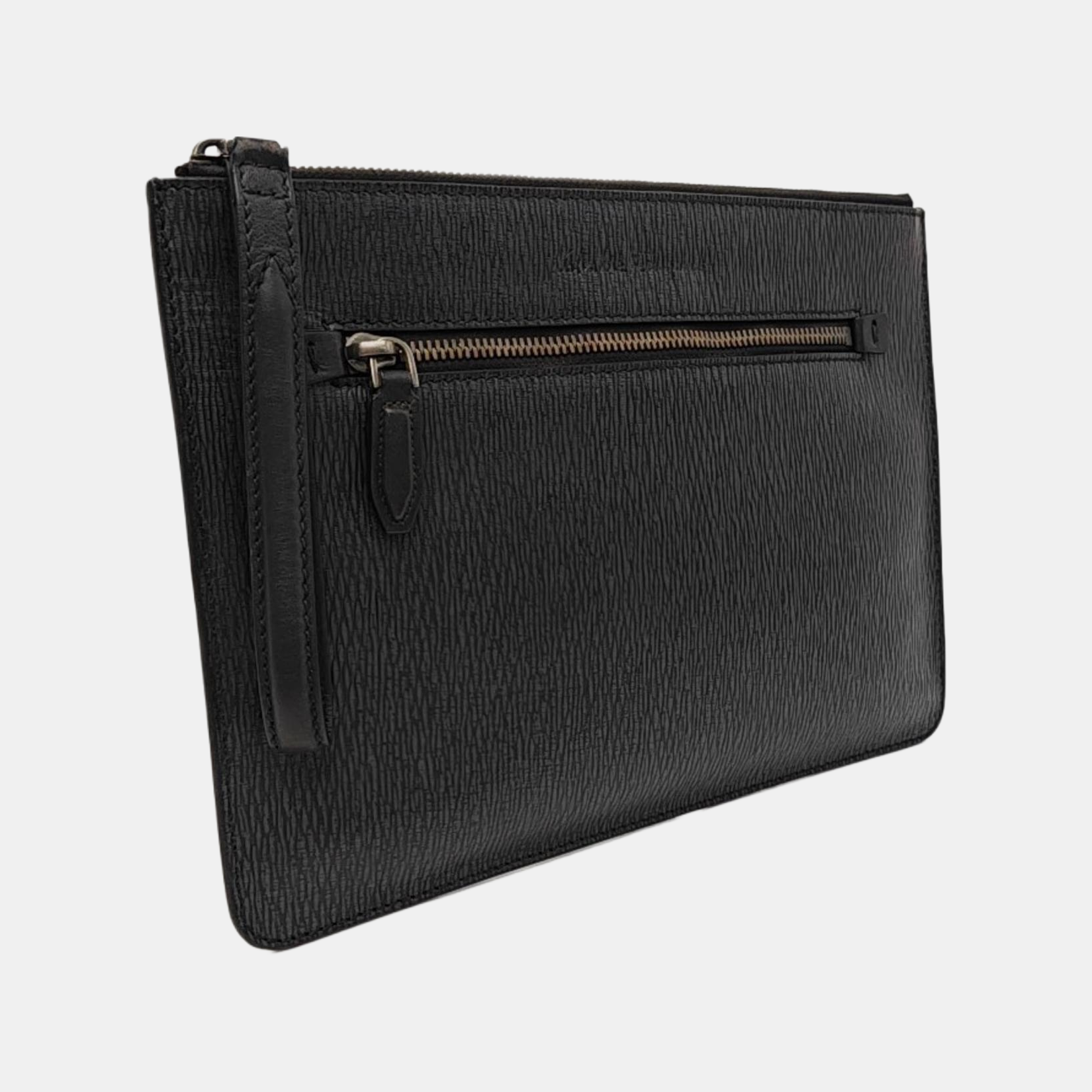 Calfskin Clutch Gray