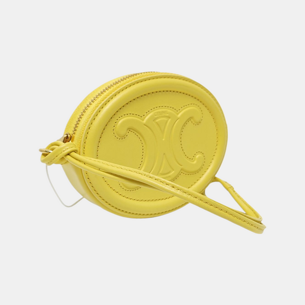 TRIOMPHE Mini Calfskin Yellow