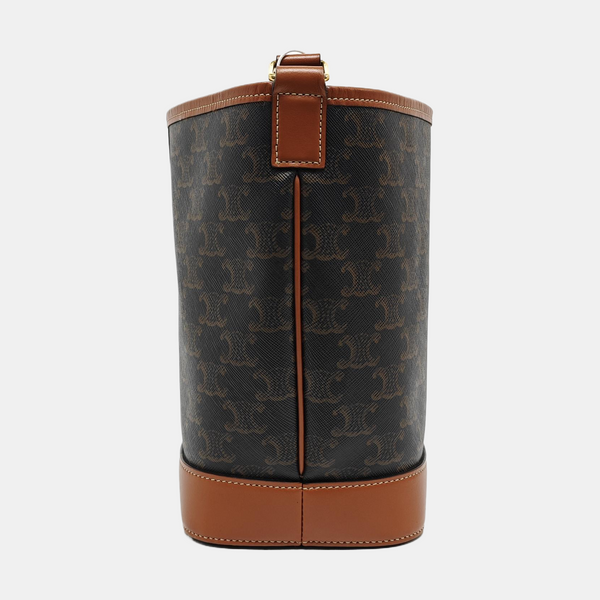 TRIOMPHE CANVAS Small Coated Canvas Brown