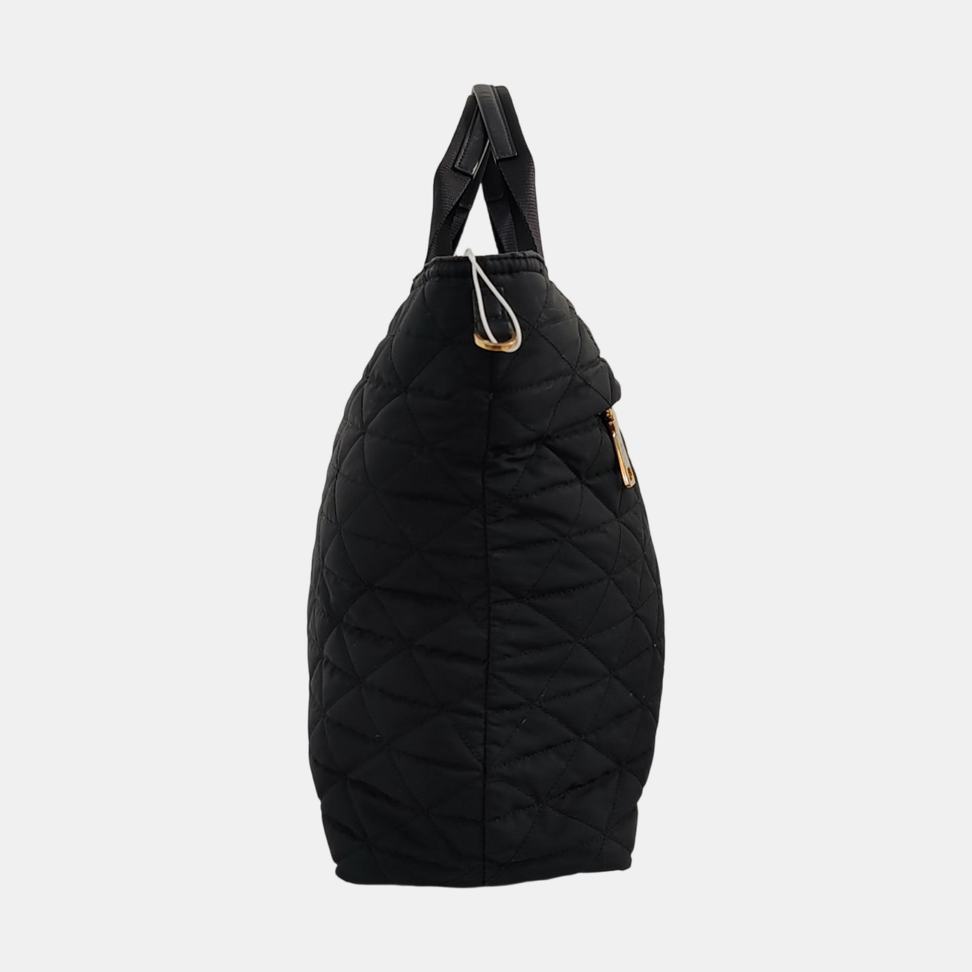 Quilted Nylon Black