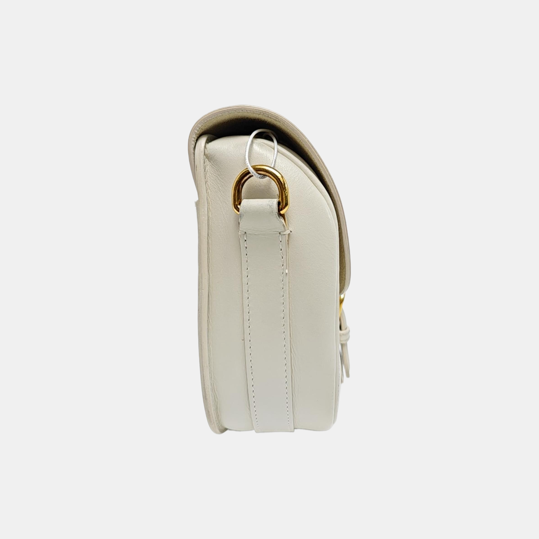 Authenticated pre-owned  Bobby Medium Calfskin White - Shoulder Bag at Looply
