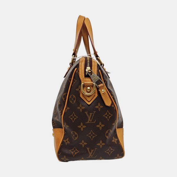 RETIRO NM Monogram Coated Canvas Brown