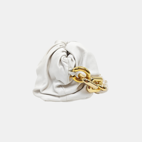 The Pouch Mini Calfskin White