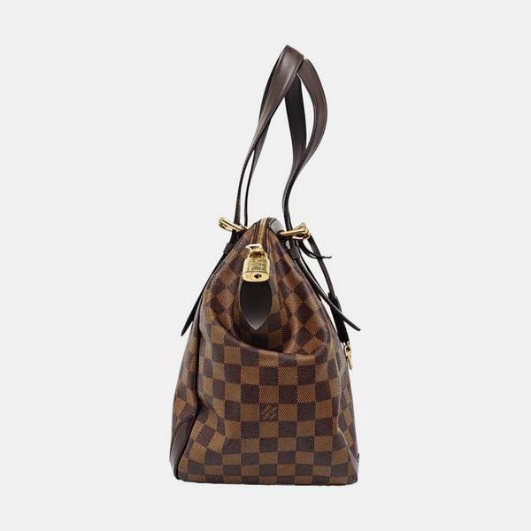 VERONA MM Damier Ebene Coated Canvas Brown