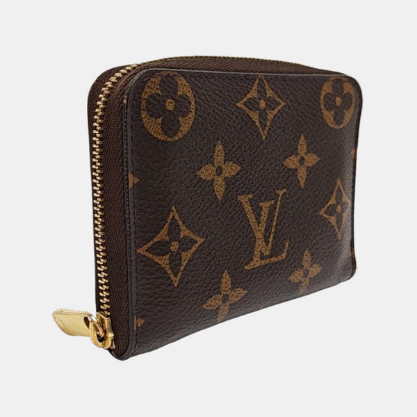 ZIPPY Monogram Coated Canvas Brown Wallet